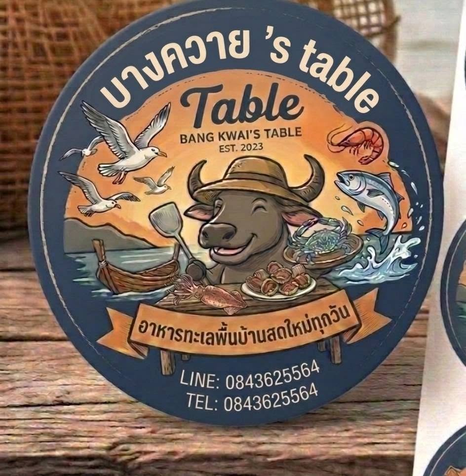 ป้ายร้านบางควาย’s Table